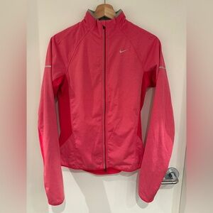 Nike Women's Coral Pink Full-Zip Utility Jacket